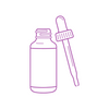 Dropper Bottle Graphic Purple